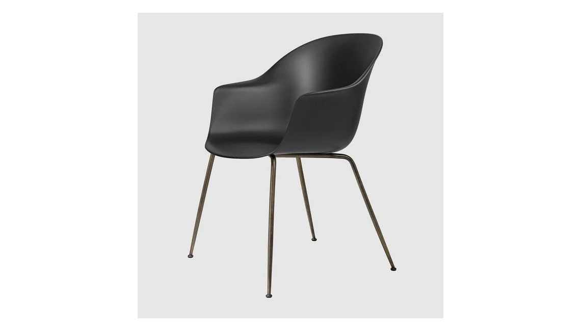 Bat Dining Chair - Un-Upholstered - Coin Base椅子